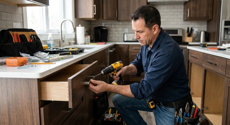 Cabinet Hardware Installation in Conroe, TX