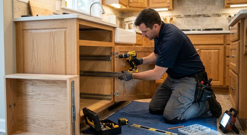 Cabinet Hardware Installation in Conroe, TX