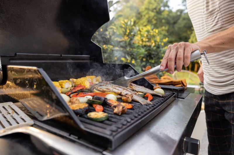 Charcoal Grill Assembly in Conroe, TX