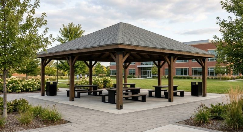 Commercial Gazebo Assembly in Wilmington, NC