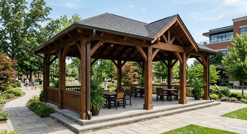 Commercial Gazebo Assembly in Kansas City, KS