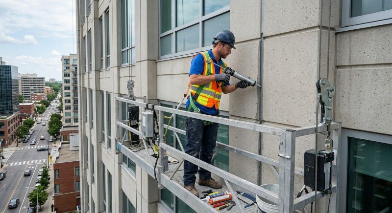 Commercial Window Caulking in Wilmington, NC