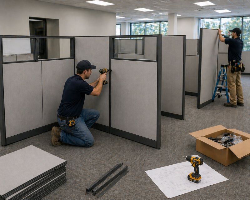 Cubicle Installation in Wilmington, NC