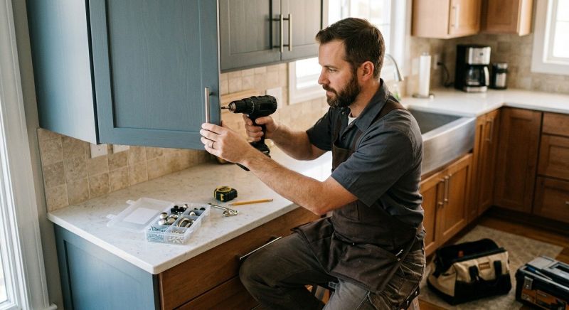Drawer Hardware Installation in Kansas City, KS