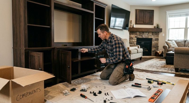 Entertainment Center Assembly in Denver, CO