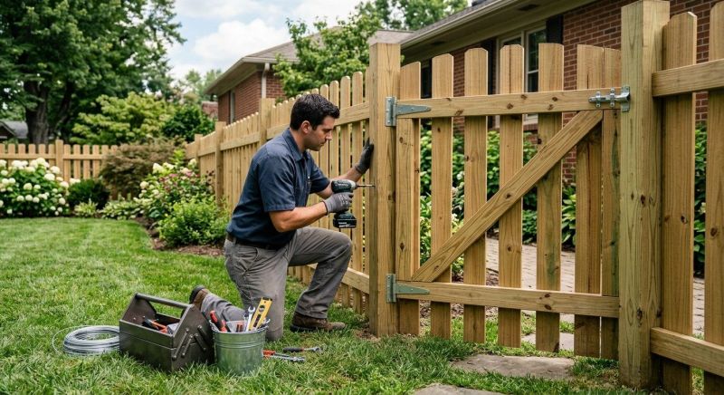Fence Gate Adjustment in Kansas City, KS
