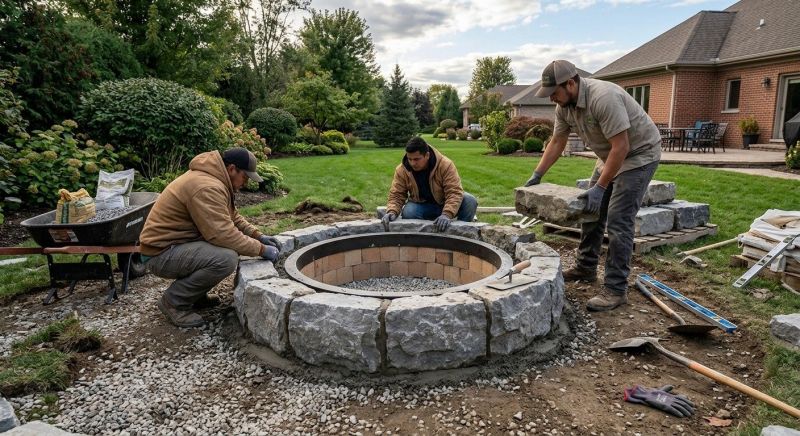 Fire Pit Assembly Service in Conroe, TX
