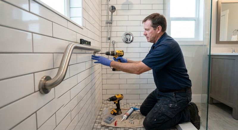 Grab Bar Installation in Conroe, TX