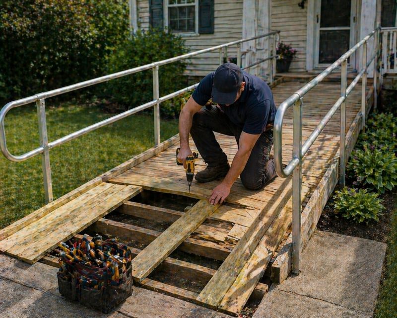Handicap Ramp Repair in Conroe, TX