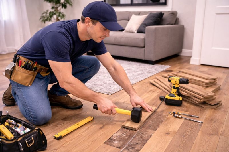 Handyman Floor Repair in Kansas City, KS