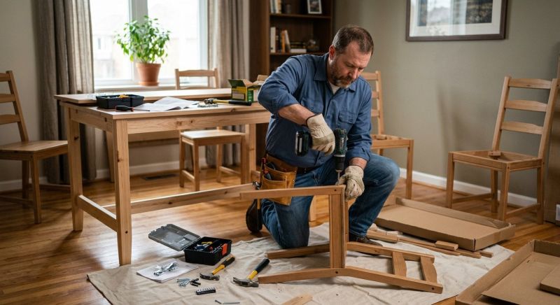 Kitchen Table Assembly in Kansas City, KS
