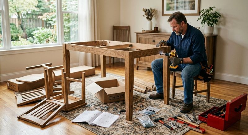 Kitchen Table Assembly in Kansas City, KS