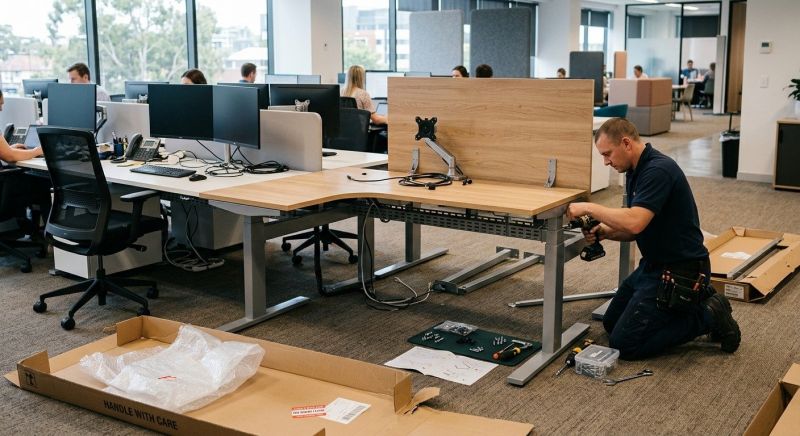 Office Workstation Assembly in Wilmington, NC