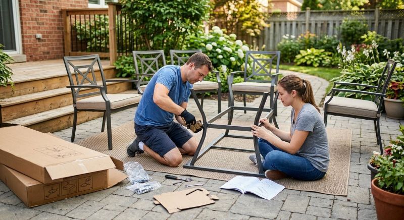 Patio Set Assembly in Denver, CO