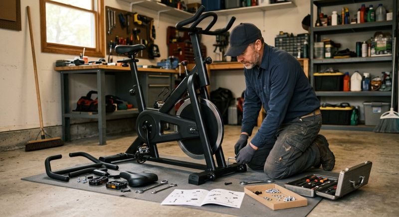 Stationary Bike Assembly in Olathe, KS