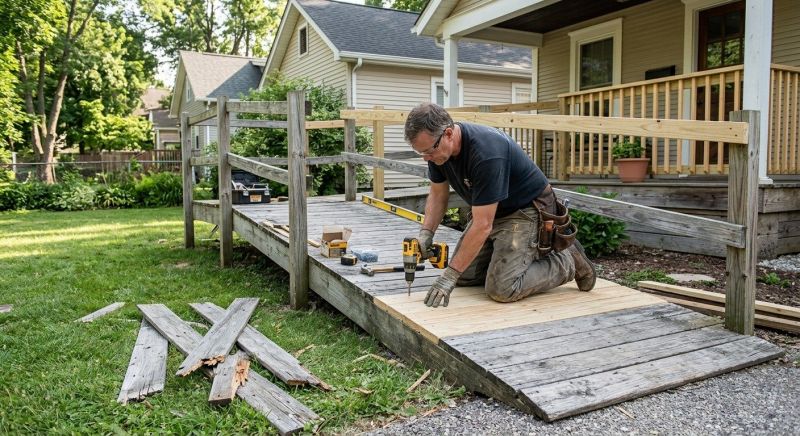 Wood Ramp Repair in Conroe, TX