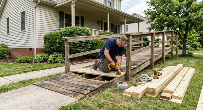 Wood Ramp Repair in Wilmington, NC