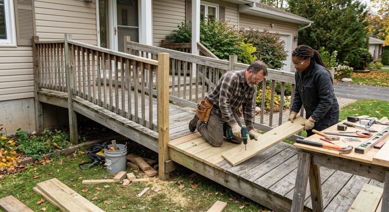 Wood Ramp Repair in Wilmington, NC