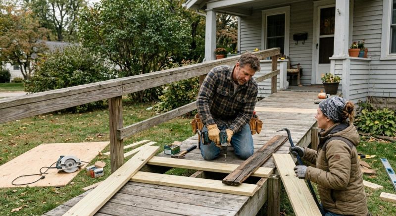 Wood Ramp Repair in Alpharetta, GA