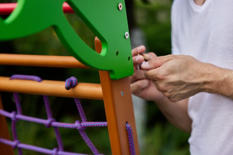 Wooden Playset Installation in Kansas City, KS