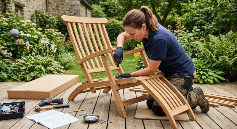 Deck Chair Assembly in Olathe, KS
