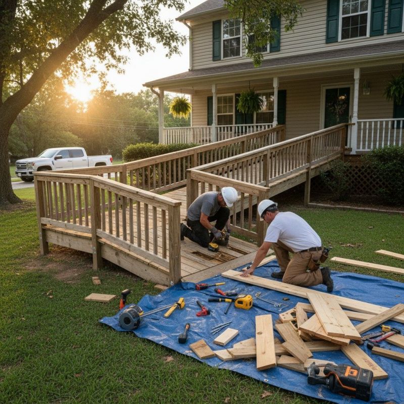 Disability Ramp Repair in Conroe, TX
