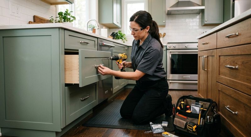 Drawer Hardware Installation in Kansas City, KS
