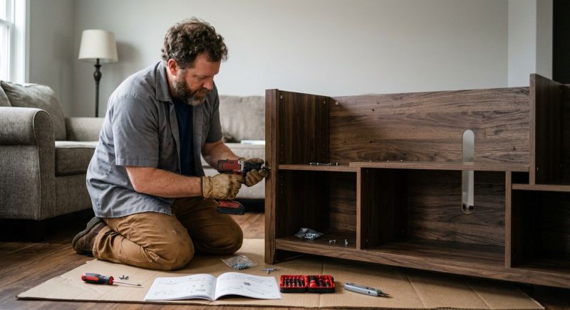 Entertainment Center Assembly in Olathe, KS