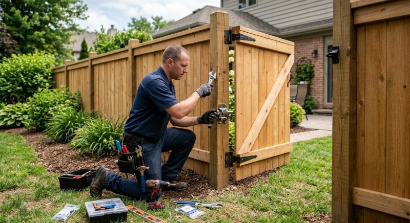 Fence Gate Adjustment in Kansas City, KS