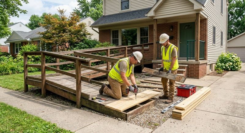 Handicap Ramp Repair in Kansas City, KS