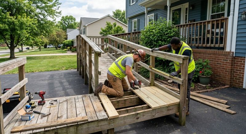 Handicap Ramp Repair in Wilmington, NC